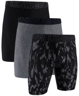Men's 3-Pack Performance Tech Logo 9" Underwear