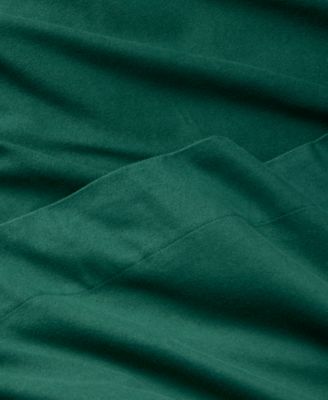 Solid Flannel Cotton 4-Pc. Sheet Set, Full, Exclusively at Macy’s