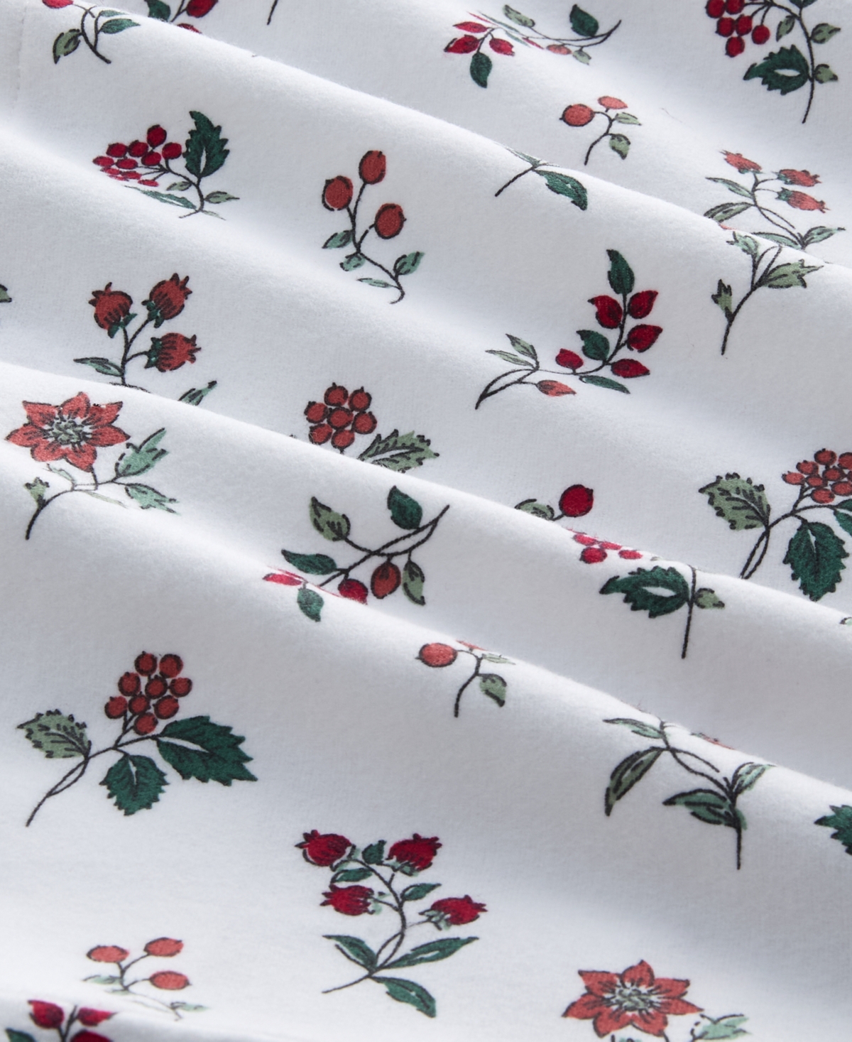 Charter Club Printed Flannel Pillowcase Pair, Standard, Exclusively At Macy's In Red