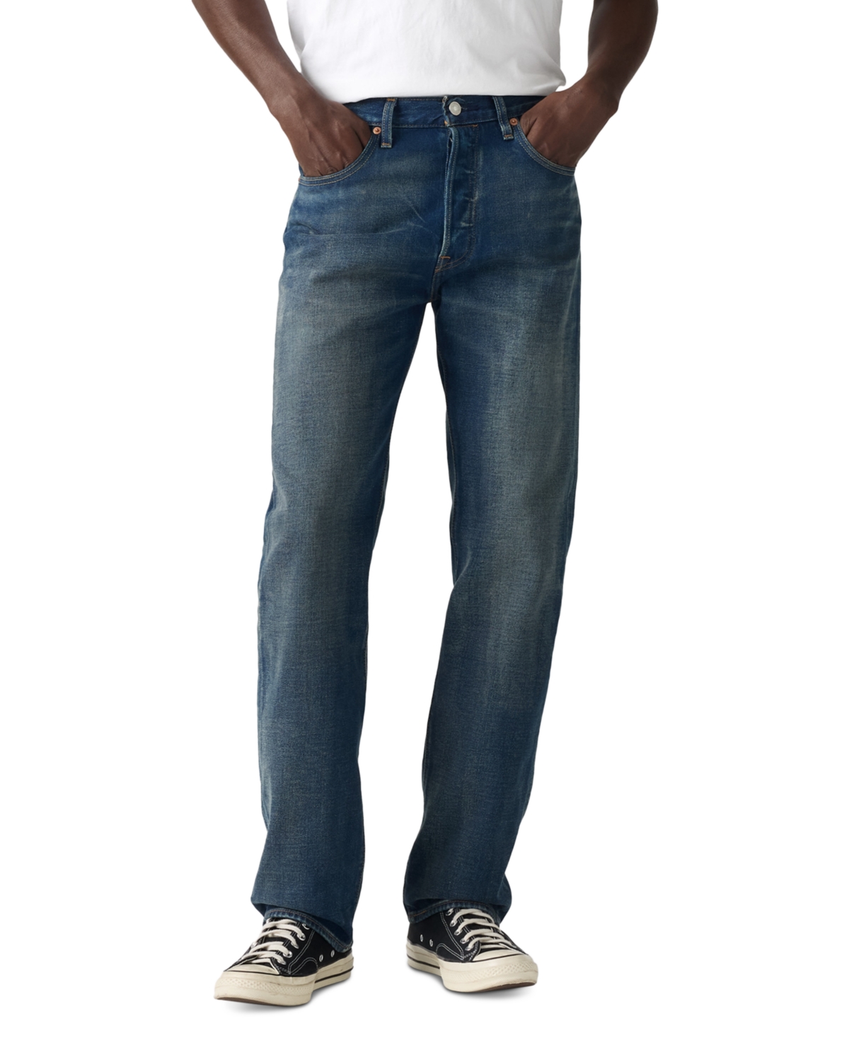 Levi's Men's 501 Original Fit Button Fly Stretch Jeans