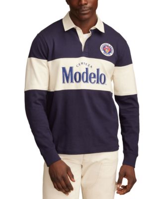 Lucky Brand - Men's Modelo Long Sleeve Embroidered Rugby Shirt