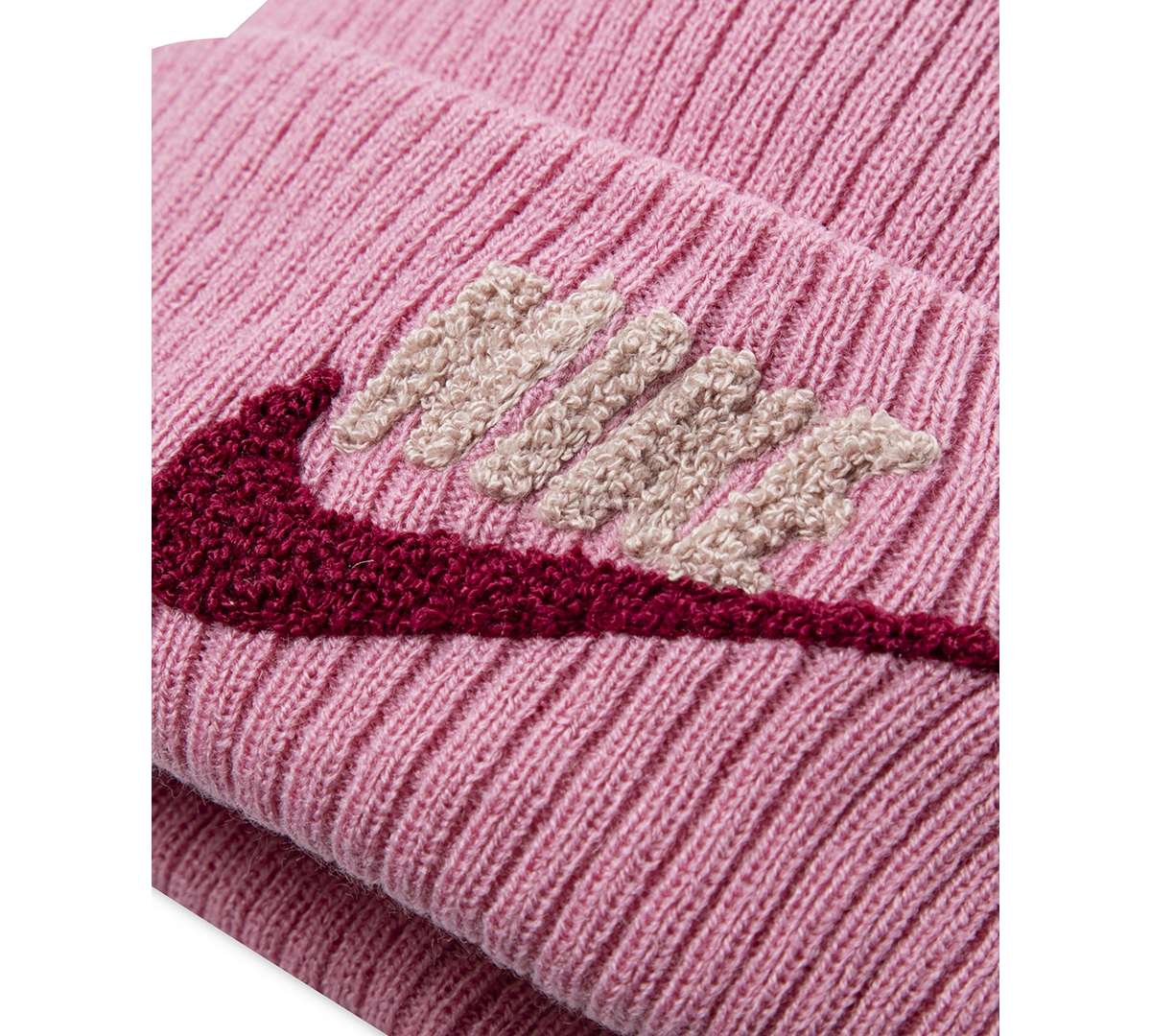 Nike Girls And Boys 8-20 Club Chenille Peak Hat & Gloves Set In Pink