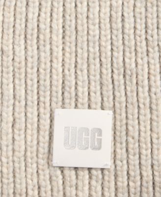 Chunky Rib Knit Scarf