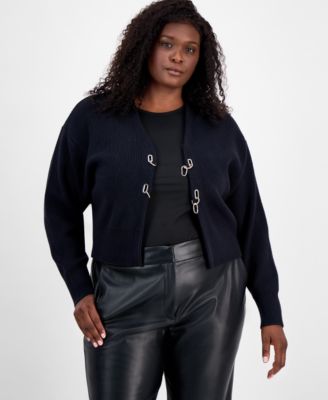 Bar III - Trendy Plus Size Hardware Cardigan