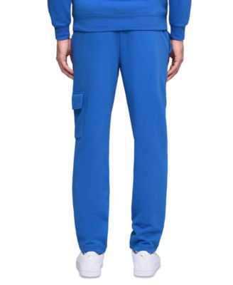 Men's ESS Regular-Fit Logo Embossed Fleece Cargo Pants