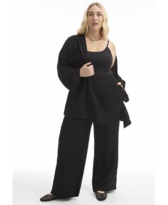 Women's June + Vie Knitted Pull-On Pants