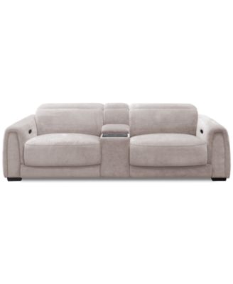 Brownell 3-Pc.Sofa Sectional with 2 Power Motion Chairs & 1 Console