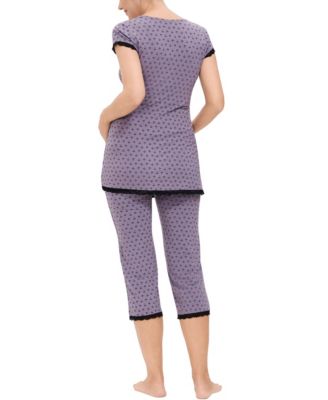 Maternity kimi + kai Luna Nursing 2-Piece Pajama Set
