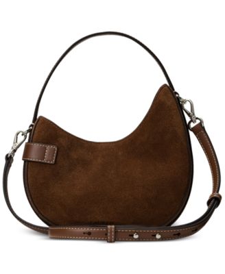 Mini Suede Tasha Crossbody Bag