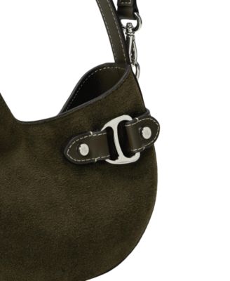 Mini Suede Tasha Crossbody Bag