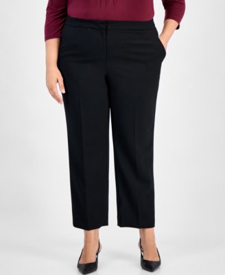 Plus Size Straight-Leg Pants