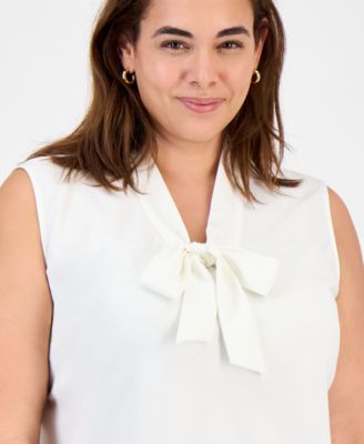 Plus Size Bow Top