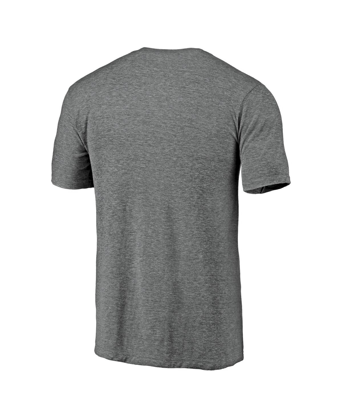 Fanatics Mto Label Men's Heather Gray Clemson Tigers Arched City Tri-blend T-shirt In Gray