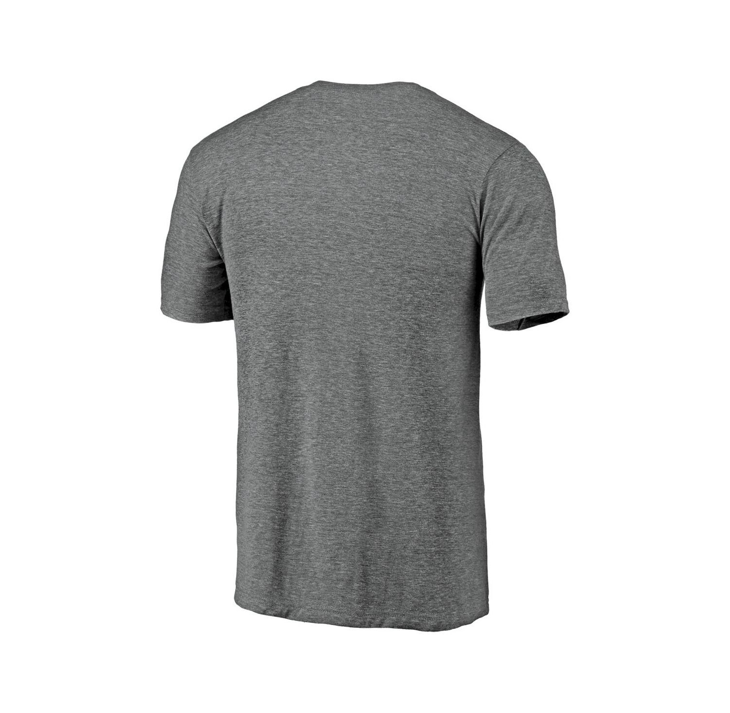 Mto Label Men's Heather Gray Clemson Tigers Arched City Tri-Blend T-Shirt