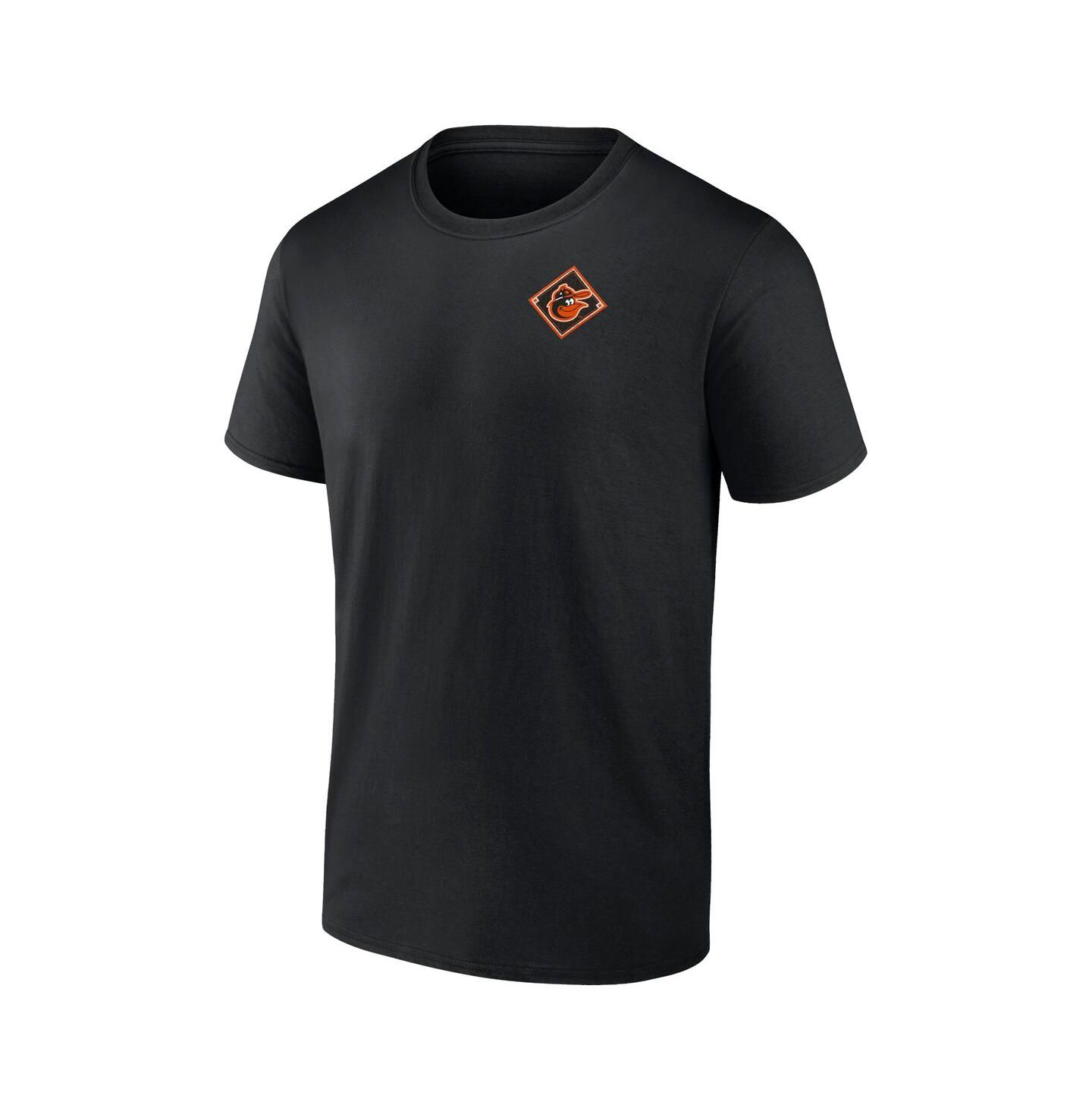 Мужская футболка Fanatics Mto Label Black Baltimore Orioles Field Play — фото 2