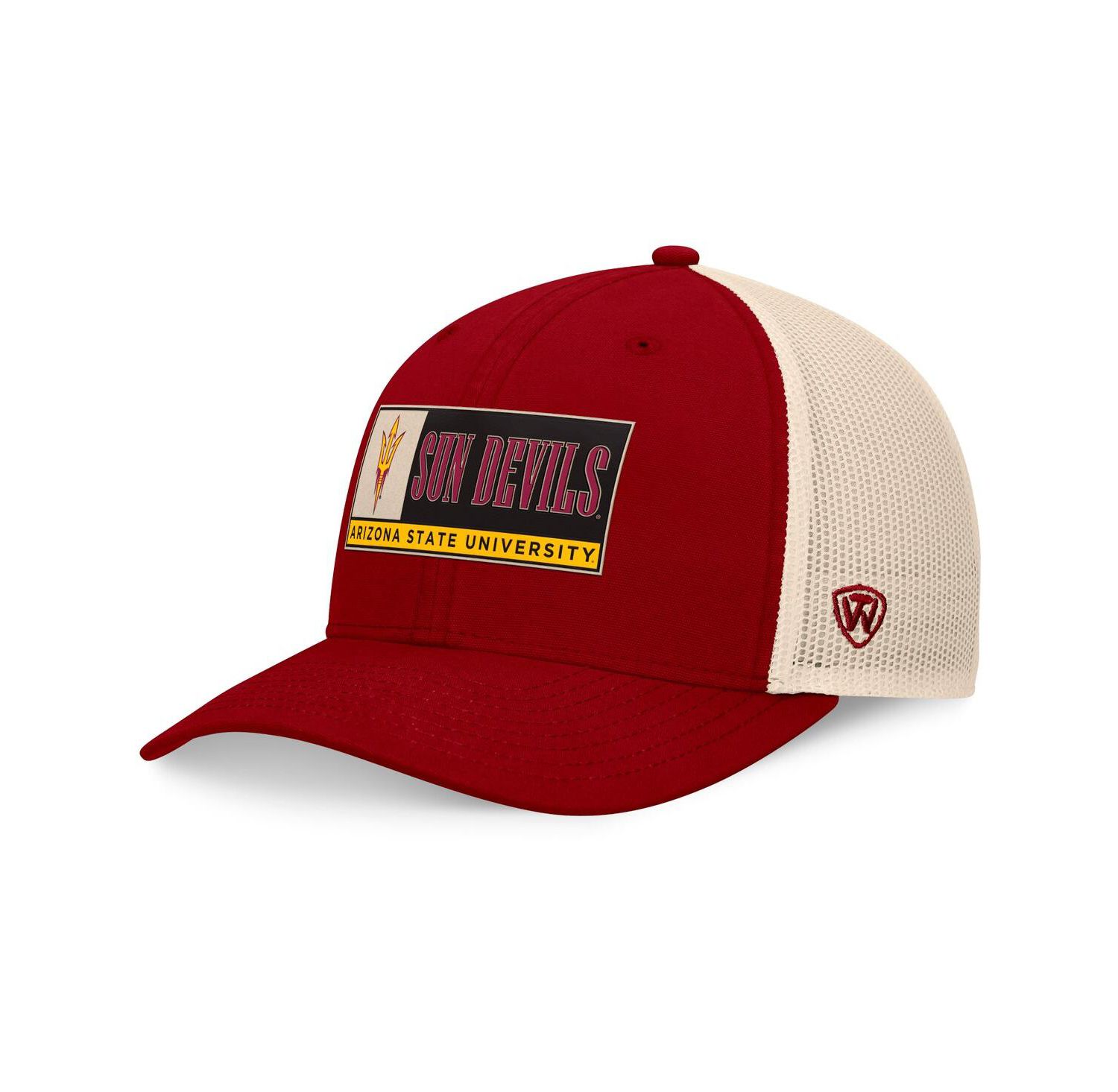 Men's Maroon/Natural Arizona State Sun Devils Bennett Trucker Adjustable Hat