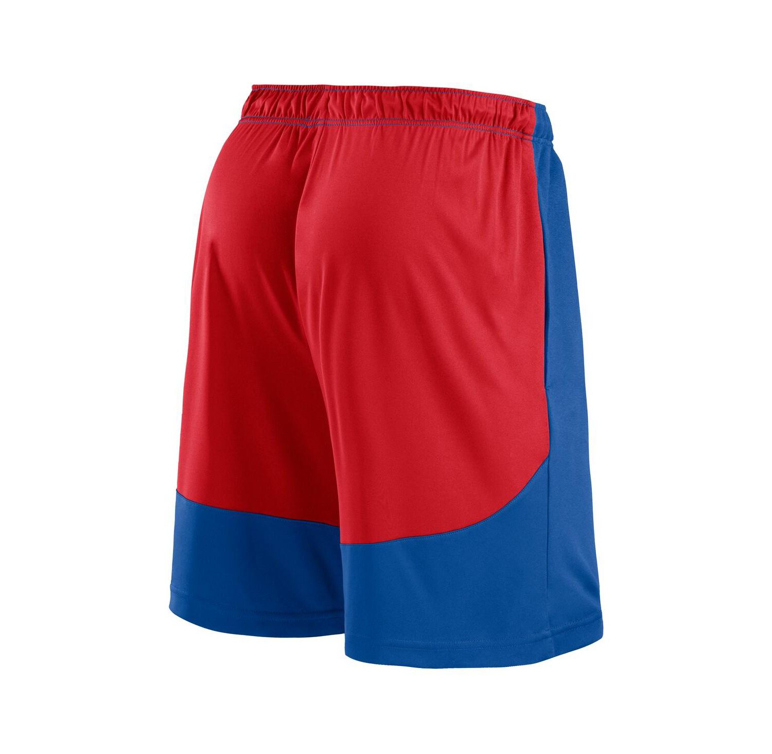 Men's Royal/Red Chicago Cubs Launch Polyester Shorts