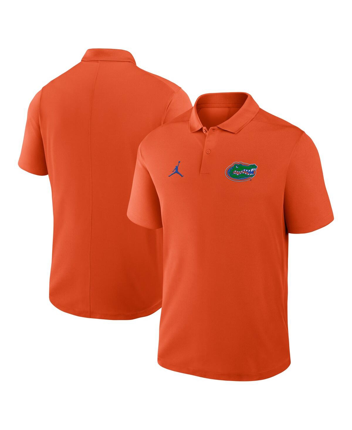 Men's Orange Florida Gators Primetime Victory Primary Logo Performance Polo Shirt - Orange
