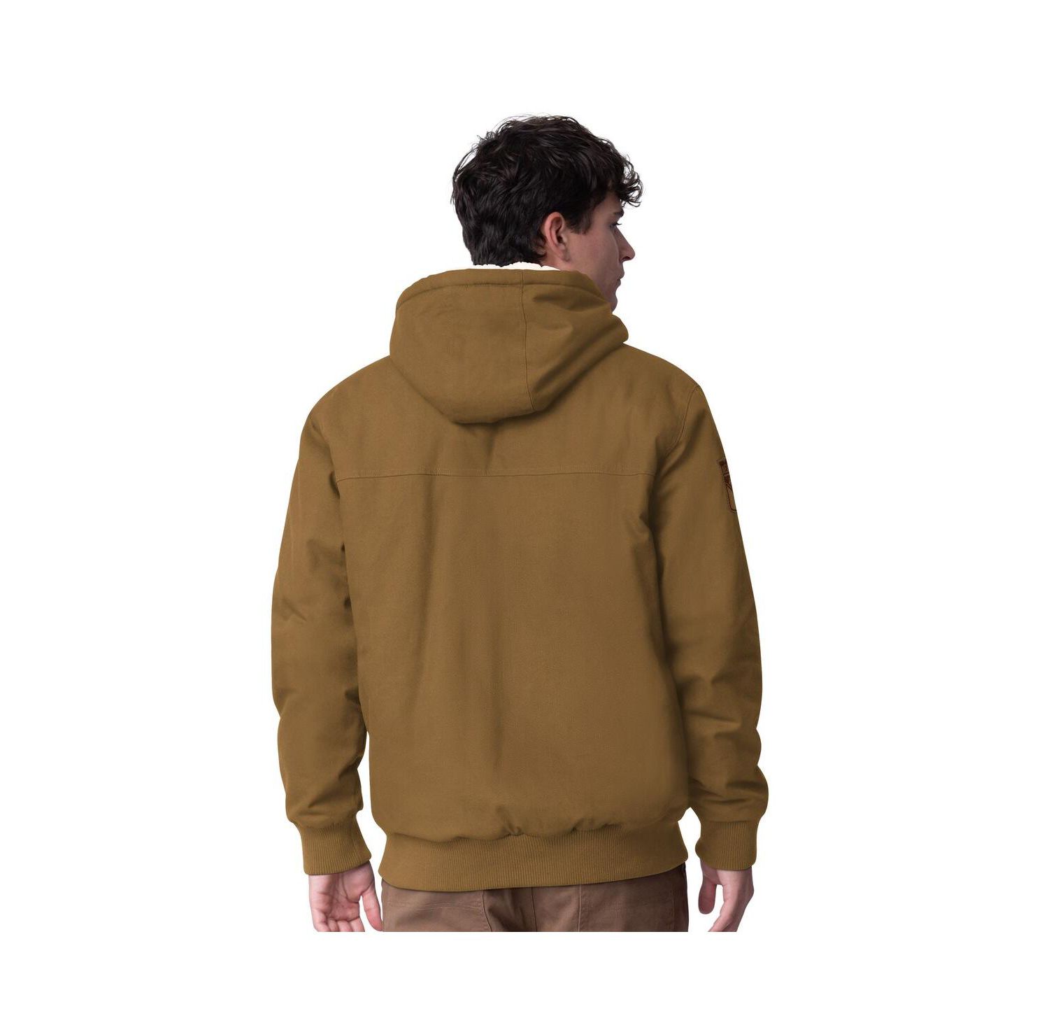 Men's Tan New York Rangers Build Up Full-Zip Hoodie Jacket