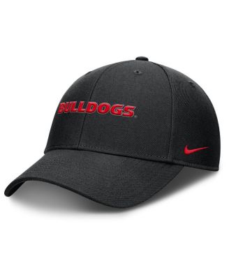 Nike - Men's Black Georgia Bulldogs 2025 On-Field Rise Performance Adjustable Hat