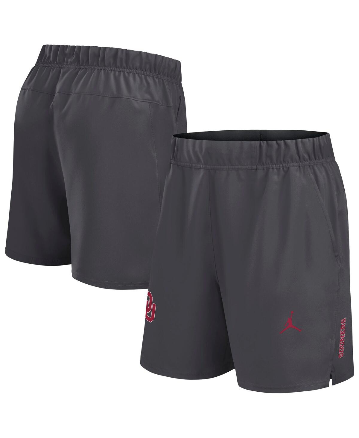 Men's Gray Oklahoma Sooners Primetime Woven Victory Performance Shorts - Gray