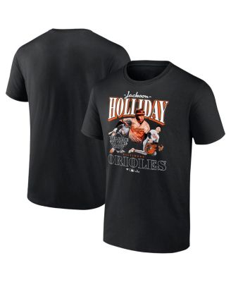 Fanatics Mto Label - Men's Jackson Holliday Black Baltimore Orioles Welcome to the Show T-Shirt