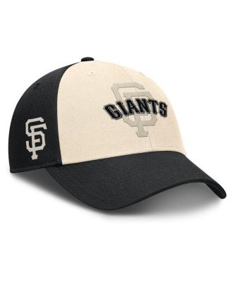 Nike - Men's Black/Natural San Francisco Giants Statement Club Performance Adjustable Hat