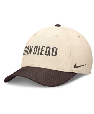 Nike - Men's Natural/Brown San Diego Padres Statement Rise Performance Flex Hat