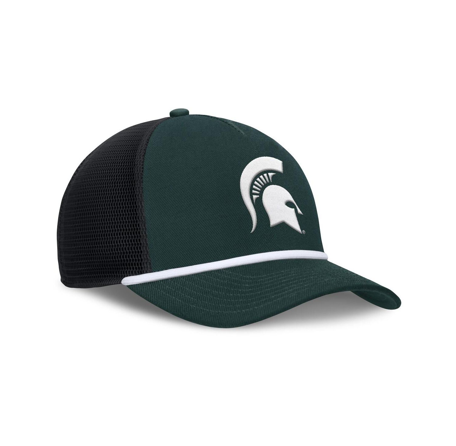 Men's Green Michigan State Spartans Rise Primetime Trucker Adjustable Hat