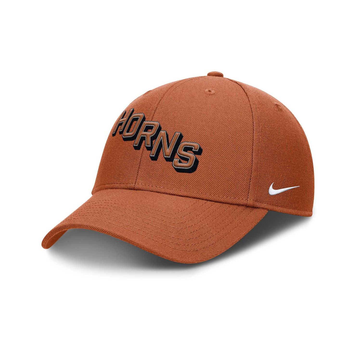 Men's Texas Orange Texas Longhorns Slanted Primetime Rise Performance Adjustable Hat