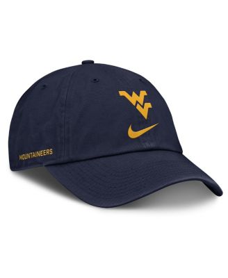 Nike - Men's Navy West Virginia Mountaineers Primetime Club Adjustable Hat