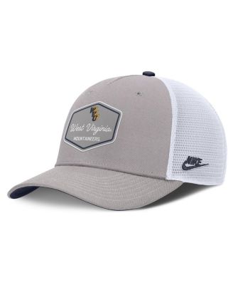 Nike - Men's Gray West Virginia Mountaineers Rise Legacy Adjustable Trucker Hat