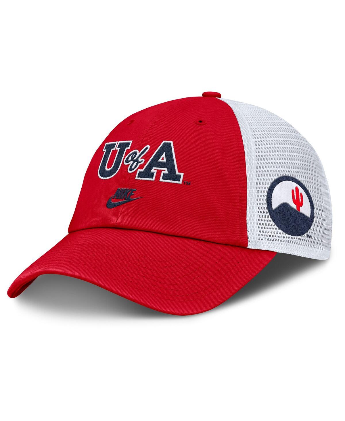Nike Men's Red Arizona Wildcats Club Legacy Adjustable Trucker Hat In Red