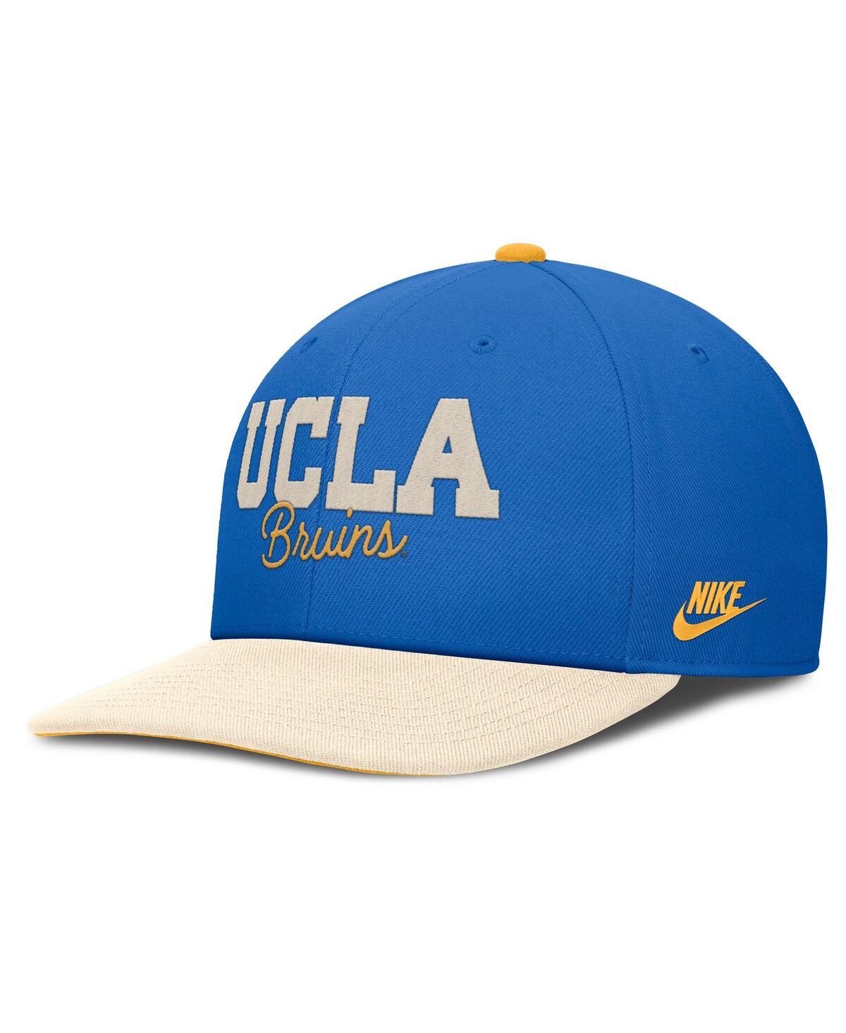 Nike Men's Blue/cream Ucla Bruins Pro Legacy Script Snapback Hat In Multi