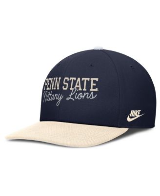 Men's Navy/Cream Penn State Nittany Lions Pro Legacy Script Snapback Hat