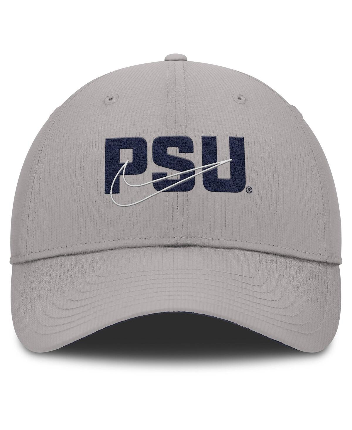 Nike Men's Gray Penn State Nittany Lions Club Prep Performance Adjustable Hat In Gray
