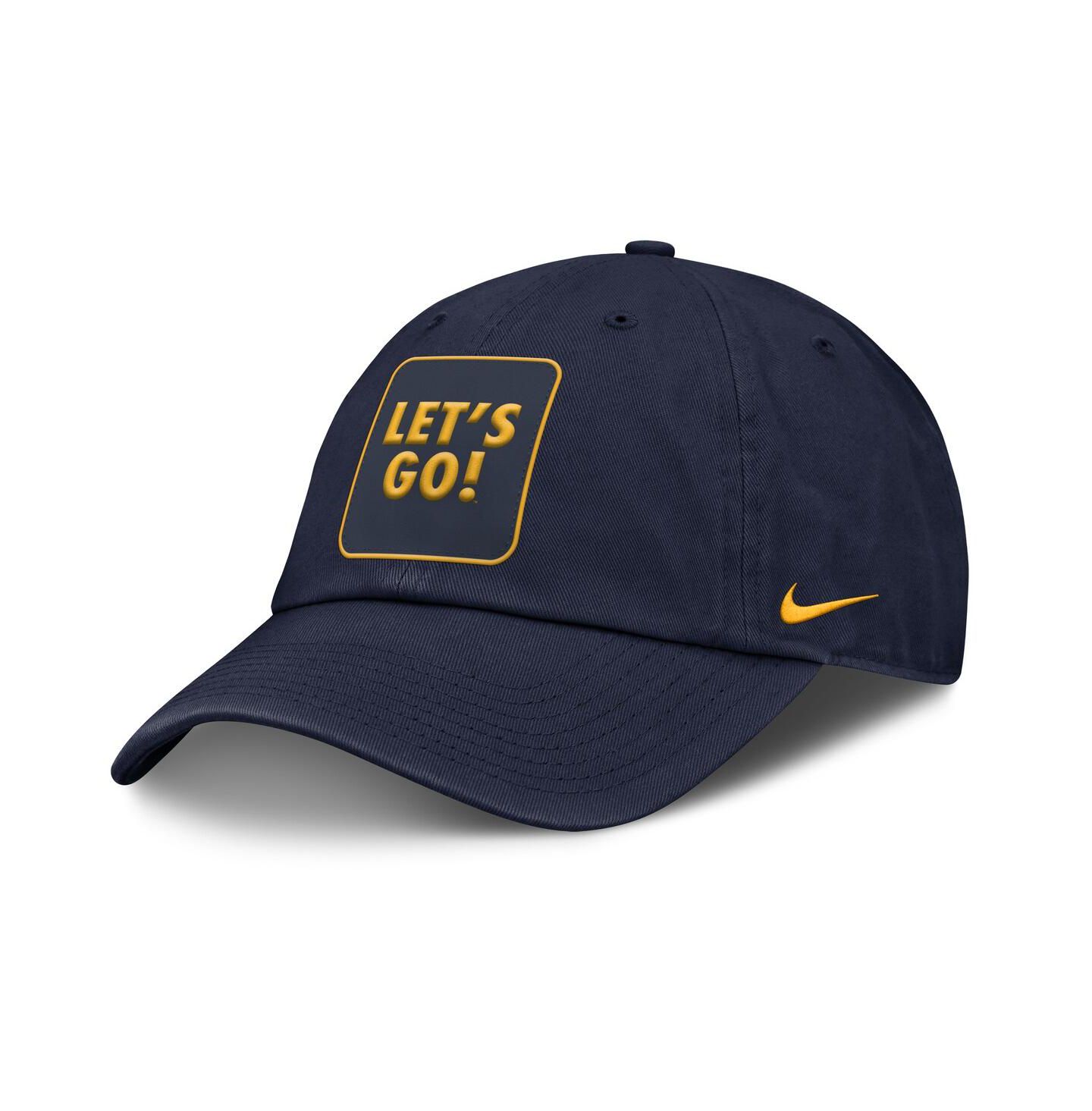 Мужская кепка Nike Navy West Virginia Mountaineers Local Club Adjustable Hat — фото 1