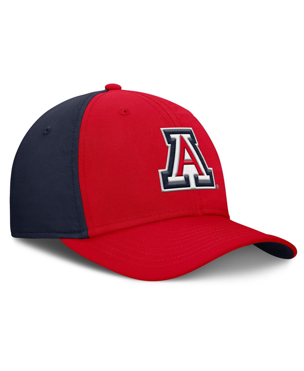 Nike Men's Red/navy Arizona Wildcats 2025 Sideline Rise Local Performance Flex Hat In Multi