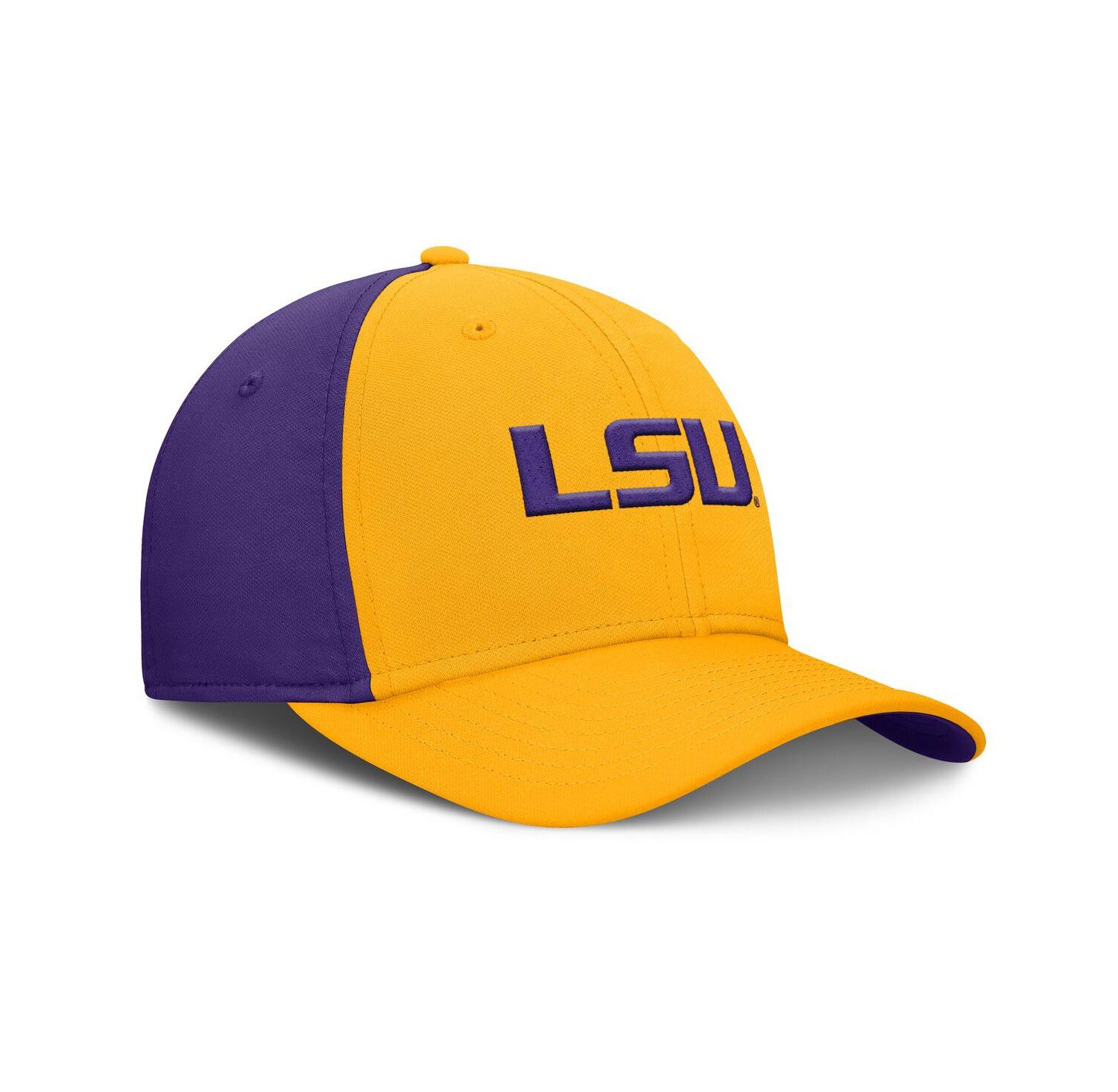 Men's Gold/Purple LSU Tigers 2025 Sideline Rise Local Performance Flex Hat