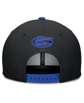 Men's Black/Royal Florida Gators 2025 Sideline Campus Pro Local Snapback Hat