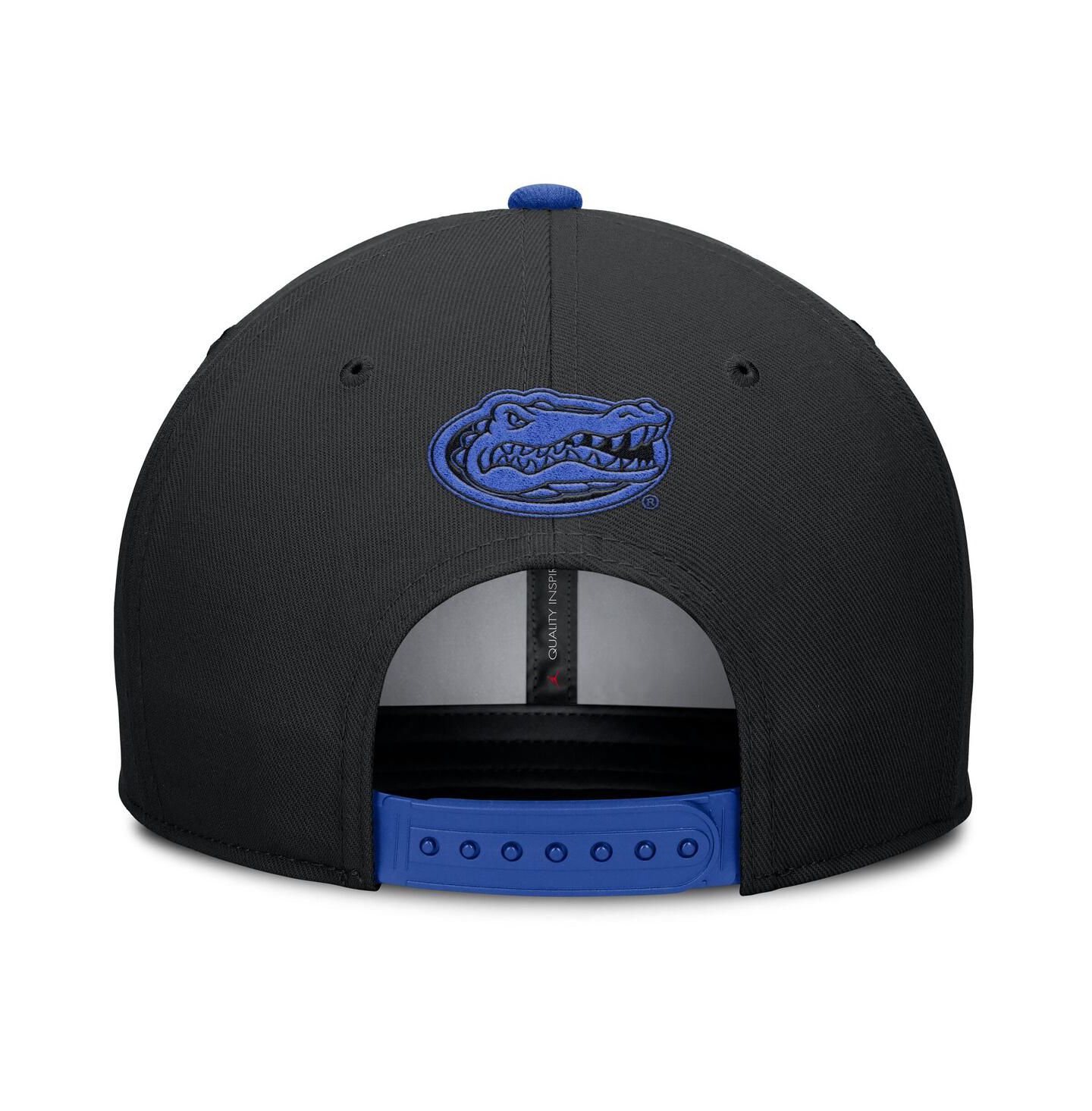 Мужская кепка Jordan Black/Royal Florida Gators 2025 Sideline Campus Pro Local Snapback Hat — фото 4