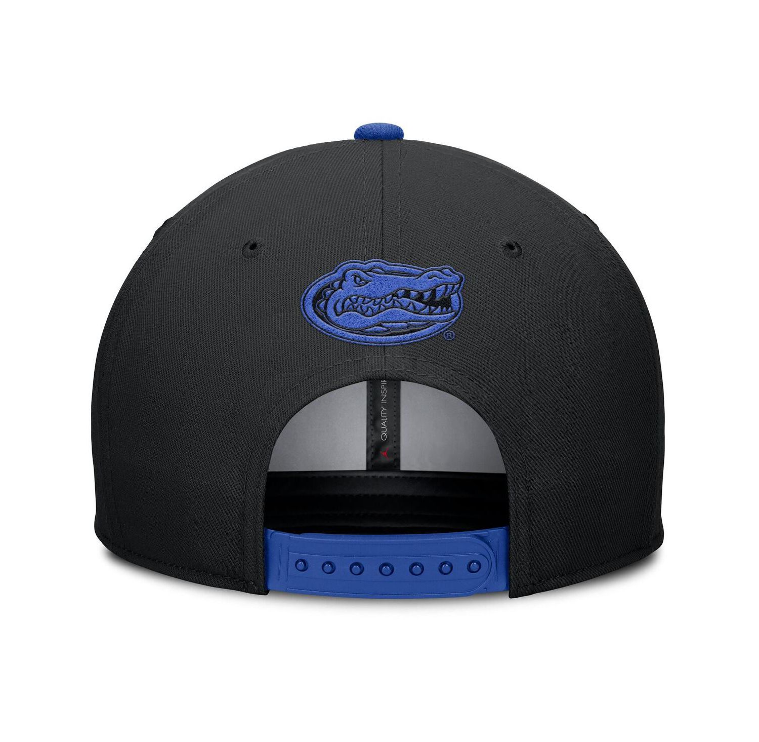 Men's Black/Royal Florida Gators 2025 Sideline Campus Pro Local Snapback Hat