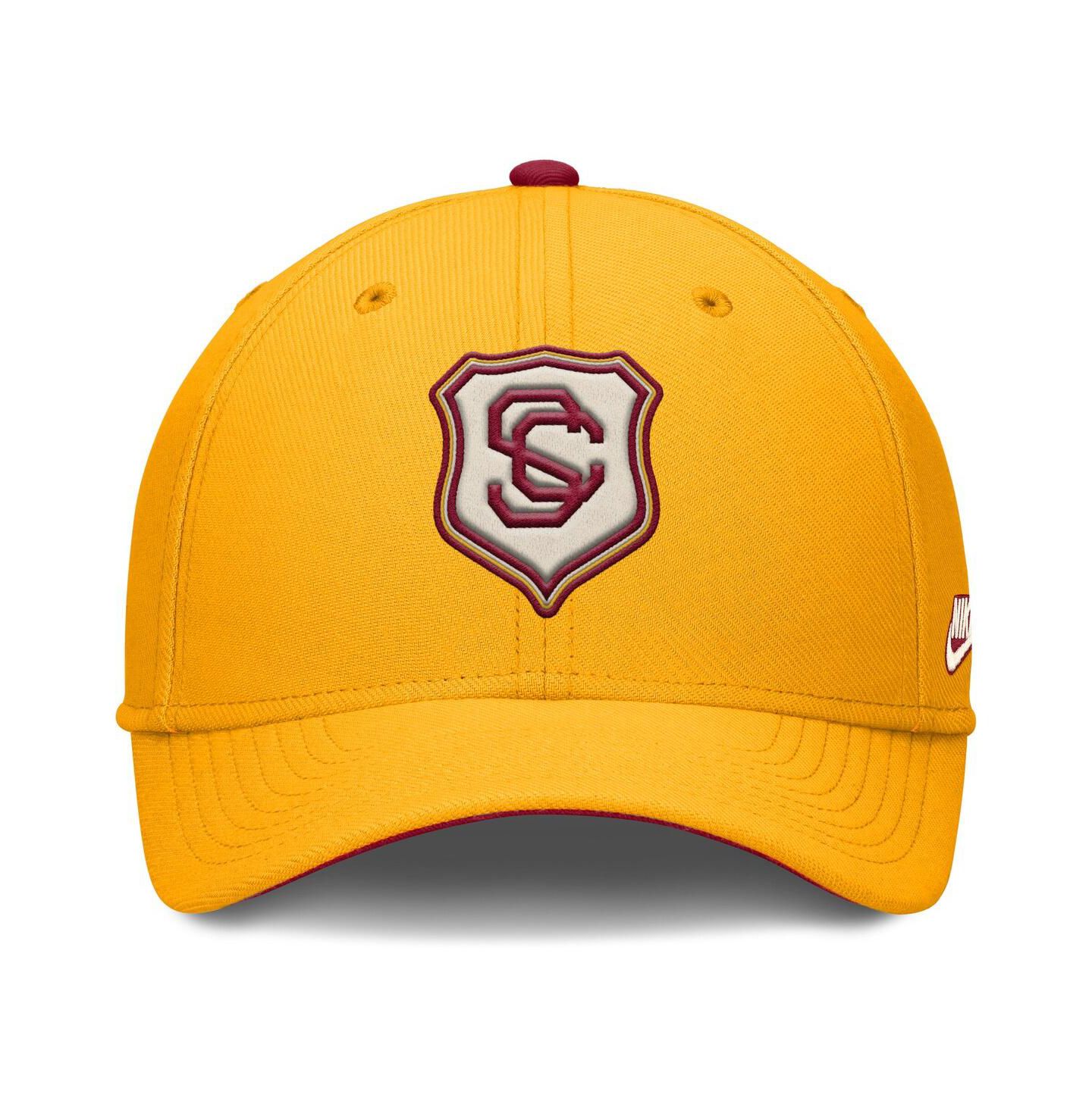 Мужская кепка Nike Gold USC Trojans Legacy Rise Performance Flex Hat — фото 2
