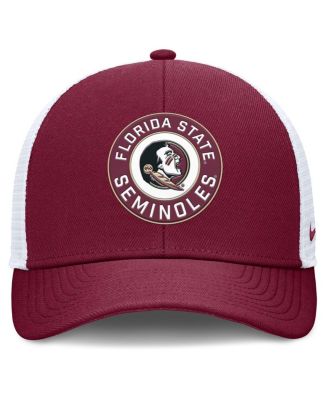 Men's Garnet/White Florida State Seminoles Rise Primetime Performance Trucker Adjustable Hat