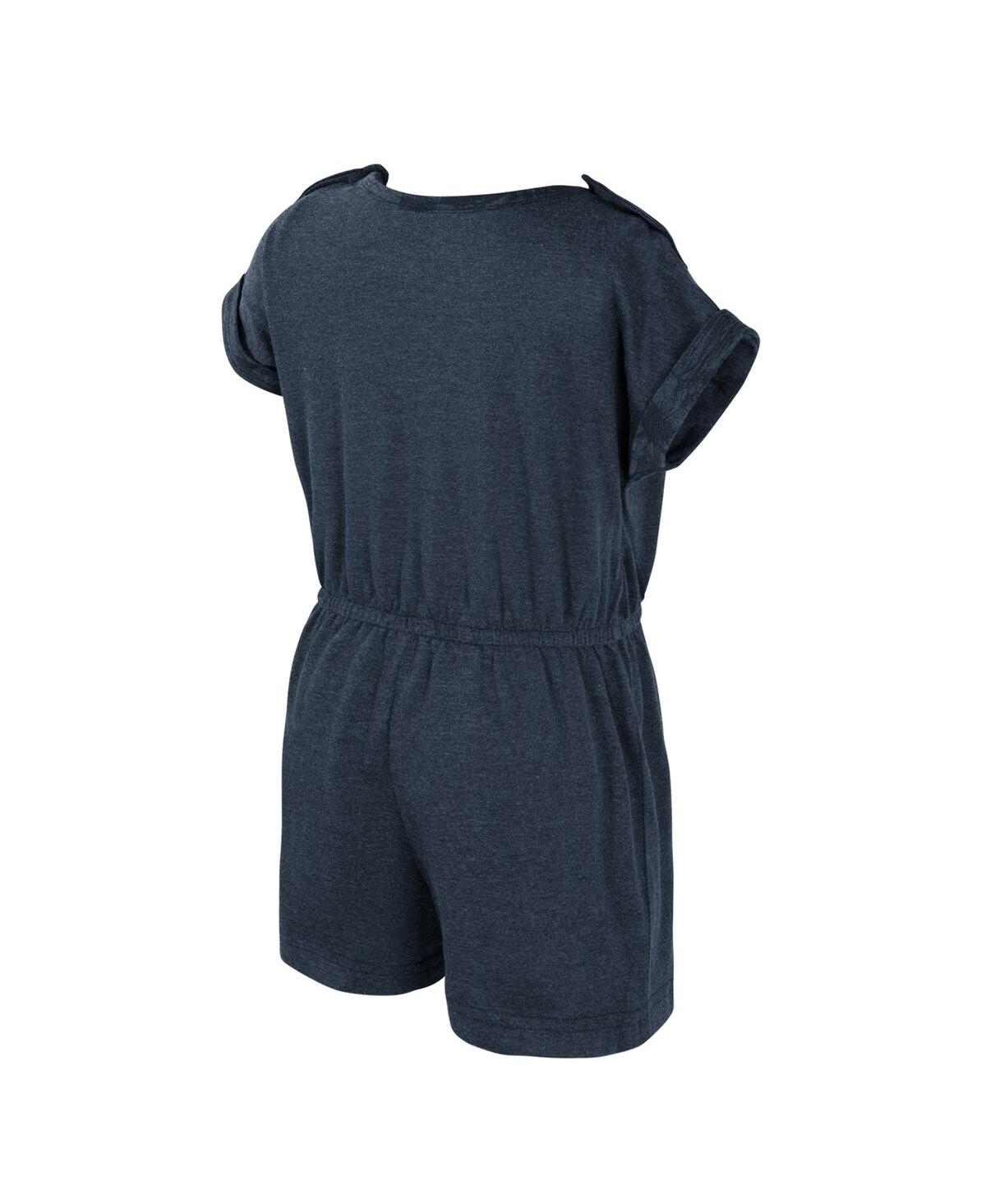 Colosseum Girls Toddlerâ Navy Penn State Nittany Lions Cinder Romper In Black