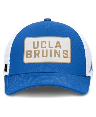 Men's Blue/White UCLA Bruins 2025 On-Field Rise Patch Trucker Adjustable Hat