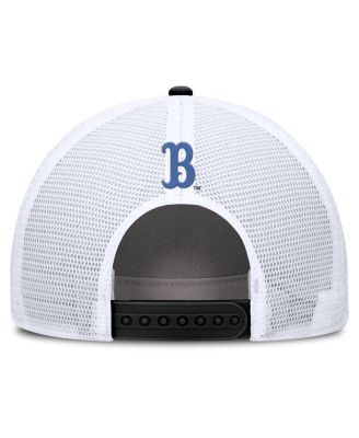 Men's Black/White UCLA Bruins 2025 On-Field Rise Patch Trucker Adjustable Hat