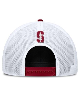 Men's Cardinal/White Stanford Cardinal 2025 On-Field Rise Patch Trucker Adjustable Hat