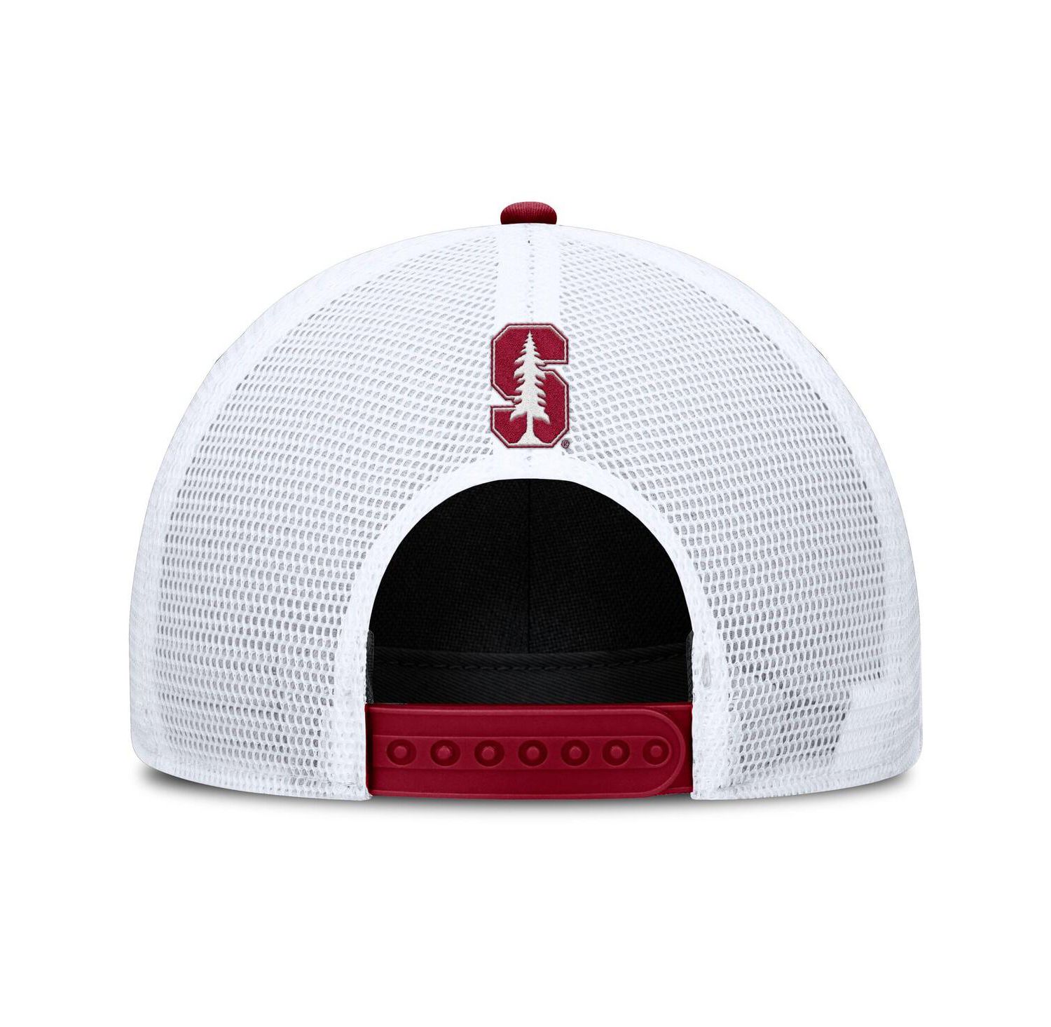 Men's Cardinal/White Stanford Cardinal 2025 On-Field Rise Patch Trucker Adjustable Hat
