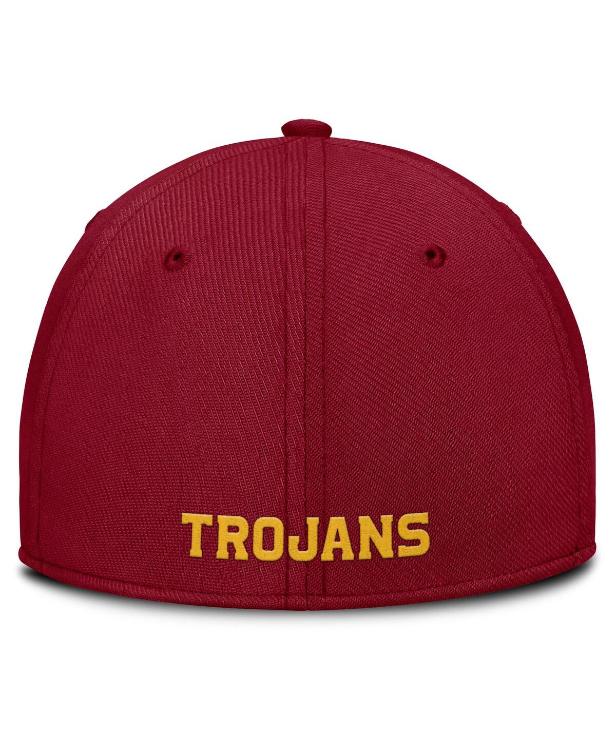 Nike Men's Cardinal Usc Trojans 2025 On-field Rise Performance Flex Hat In Red
